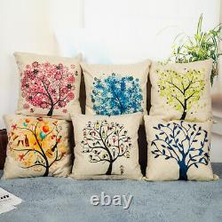 100Pcs Sublimation Blank Throw Pillow Case Cover for Couch Sofa Bed Linen Decor