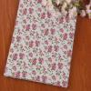 10m Pastoral Rose Cotton Linen Blend Fabric Handmade Curtain Sofa Printed Linen