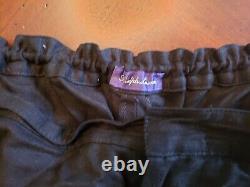 $1299 Ralph Lauren Purple Label Lounge Sweatpants 100% Linen NWOT Size 37 X 32