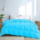 8 Pcs Bedding (comforter+sheet Set+duvet Set) 1000 Tc Egyptian Cotton Aqua Blue
