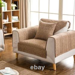 Coffee Color Sofa Cover Anti-dirty Slip Slipcover Seat Modern Style Sofa Cover