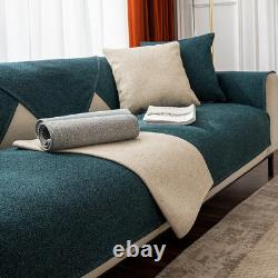 Cotton Linen Sofa Cover Universal Room Non-Slip Sofa Cushion Cover Dust Cover