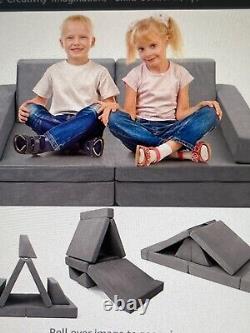 Grey 8 piece kids couch still in the box