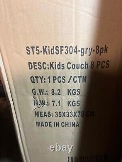 Grey 8 piece kids couch still in the box