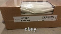 IKEA EKTORP Loveseat w Chaise SLIPCOVER Sofa with Chaise COVER Idemo ABYN etc