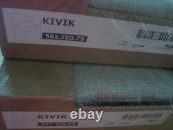 IKEA KIVIK COVER for KIVIK 2-seat Sofa Isunda Beige Slipcover Linen blend NEW