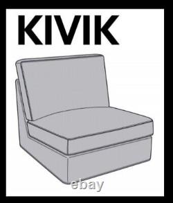 IKEA Kivik Chair Tullinge RUST Burnt Orange ONE-Seat Sofa Section 1 COVER ONLY