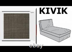 IKEA Kivik Isunda Brown Chaise Lounge, Reduced withMates, Tweed New COVER Longue