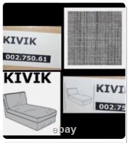 IKEA Kivik Isunda Brown Chaise Lounge, Reduced withMates, Tweed New COVER Longue