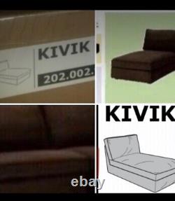 IKEA Kivik Tullinge Dark Brown Chaise Lounge NEWLongueCover ONLY, Ask2AddMates