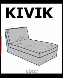 IKEA Kivik Tullinge Dark Brown Chaise Lounge NEWLongueCover ONLY, Ask2AddMates