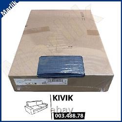 Ikea KIVIK 3 Seat Sofa Cover 89 3/4, HILLARED Dark Blue, 003.488.78, NEW