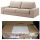 Ikea Kivik Cover For Sofa 3 Seat Cover Only, Hillared Beige 903.488.74 New