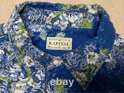 KAPITAL KOUNTRY Couch Flower Linen Western Shirt 2 M Capital Country