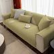 Linen Room Sofa Cover Four Seasons Universal Non-slip Modern Solid Color Cushion