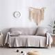 Luxury Linen Sofa Cover Universal Covers Armchair Slipcovers Elastic Protector
