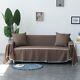 Morden Linen Sofa Cover Slipcovers Dustproof Settee Cover Home Decor 1-4 Seater