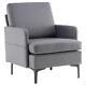 Morden Single Sofa Armchair Lounge Accent Chair Fabric For Living Room Bedroom