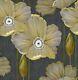 Poppies Art Deco Fleur Printed Upholstery Digital Printed Upholstery Sofa Fabric