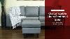 Sky3493 Sky3494 Linen L Shape Sectional Sofa Couch W Reversible Chaise Ottoman