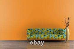 Summer Lemon Upholstery Digital Printed Upholstery Sofa Fabric