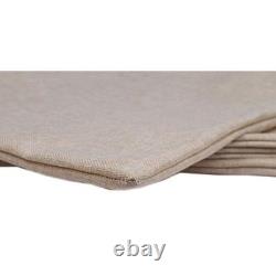 100 pièces de housse de coussin vierge sublimée pour décoration de canapé-lit en lin