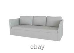 Housse de canapé 3 places Ikea Brathult en mélange de lin gris