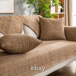 Housse de canapé en lin coton 2023, tapis de canapé antidérapant, serviette, tapis de décoration pour la maison