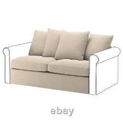 Housse de canapé-lit 2 places beige Ikea GRONLID avec housse de section SLEEPER SPORDA NATURAL