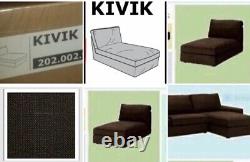 IKEA Kivik Tullinge Chaise Longue Marron Foncé NEUF, Housse Seule, Demandez à Ajouter des Accompagnants
