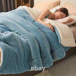 Jeté de couverture adulte hiver chaud point de suture moelleux linge de lit couvre-lit canapé chambre à coucher
