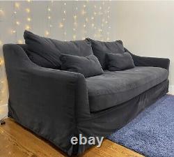 NOUVELLE Housse de canapé FARLOV Ikea pour canapé deux places, couleur gris foncé Djuparp 703.066.86